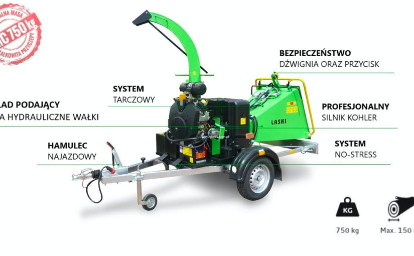 Rozdrabniacz gałęzi LASKI LS 150/38 CB